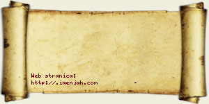 Andjelina Budalić vizit kartica